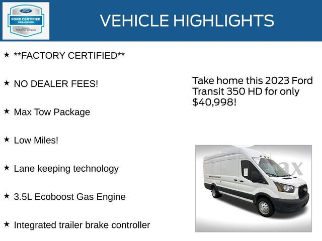 Photo of 2023 Oxford White Ford Transit-350