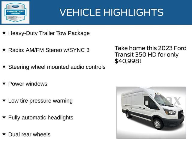 Photo of 2023 Oxford White Ford Transit-350