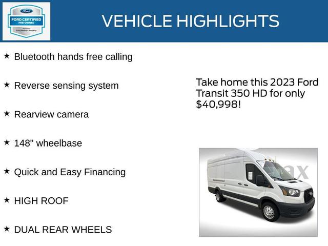 Photo of 2023 Oxford White Ford Transit-350