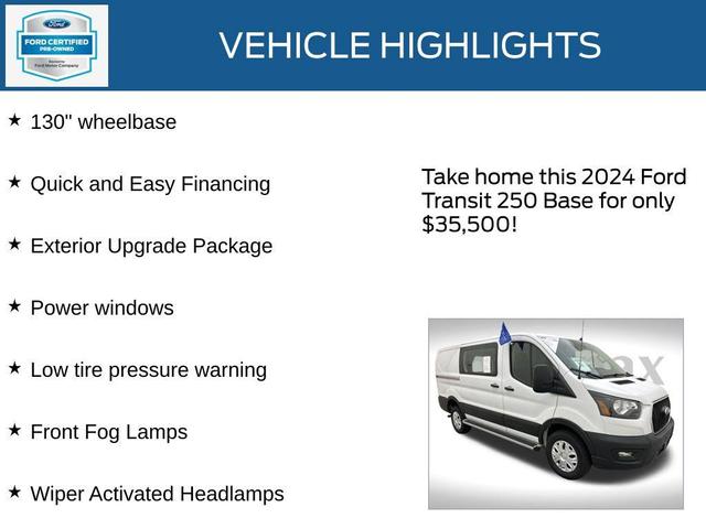 Photo of 2024 Oxford White Ford Transit-250