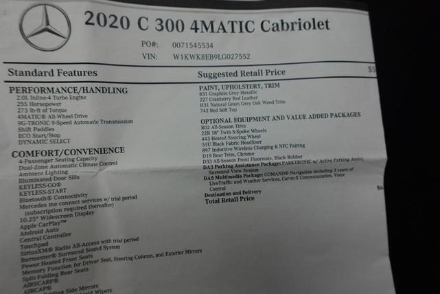 Photo of 2020 Graphite Grey Metallic Mercedes-Benz C-Class
