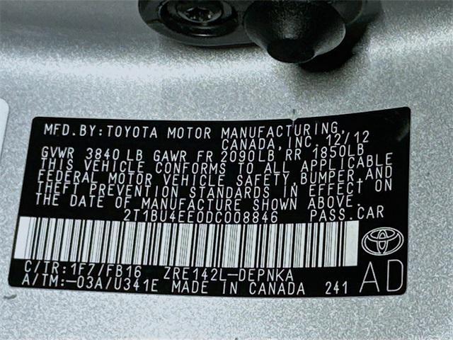 Photo of 2013 Classic Silver Metallic Toyota Corolla
