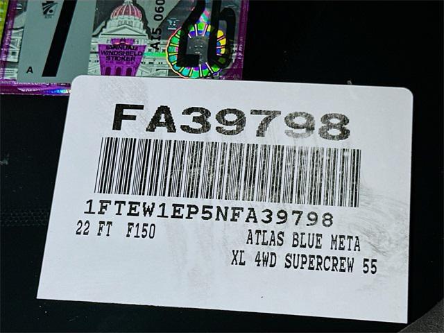 Photo of 2022 Atlas Blue Metallic Ford F-150