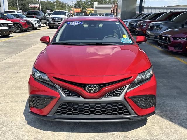 Photo of 2023 Supersonic Red Toyota Camry