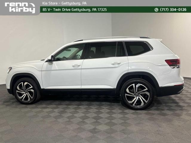 Photo of 2021 Pure White Volkswagen Atlas