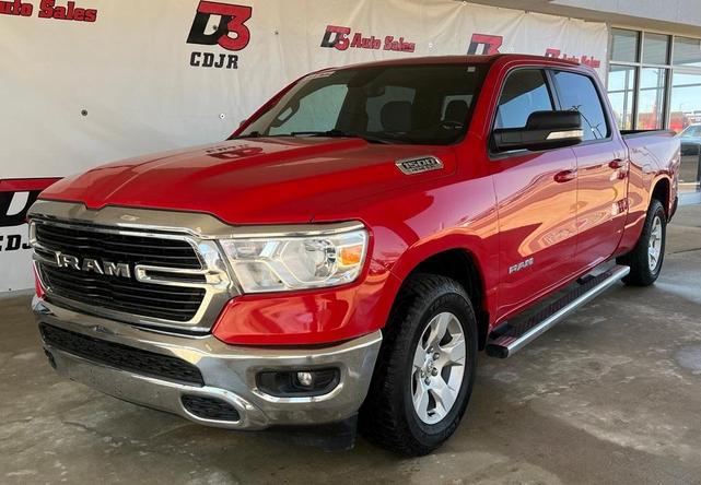 Photo of 2021 Flame Red Clearcoat RAM 1500