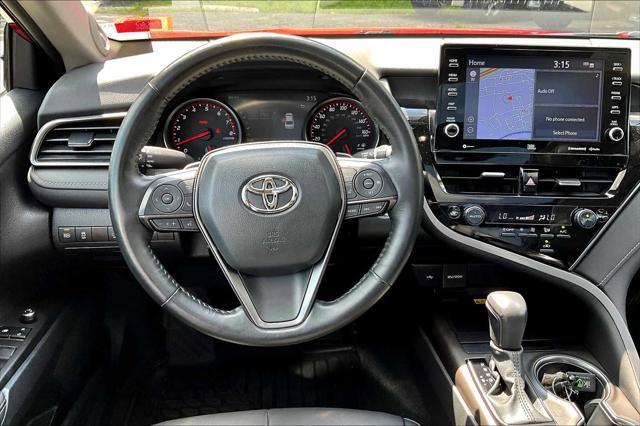 Photo of 2024 Supersonic Red/Midnight Black Metallic Toyota Camry