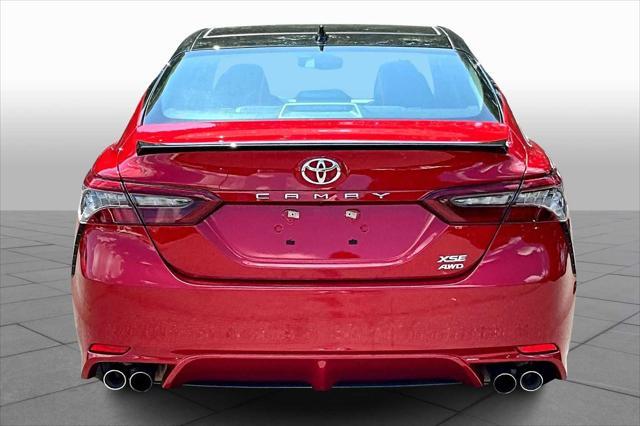 Photo of 2024 Supersonic Red/Midnight Black Metallic Toyota Camry