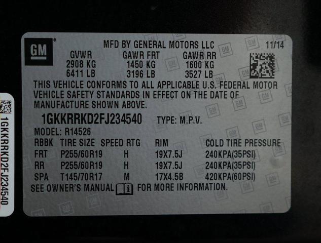 Photo of 2015 Carbon Black Metallic GMC Acadia