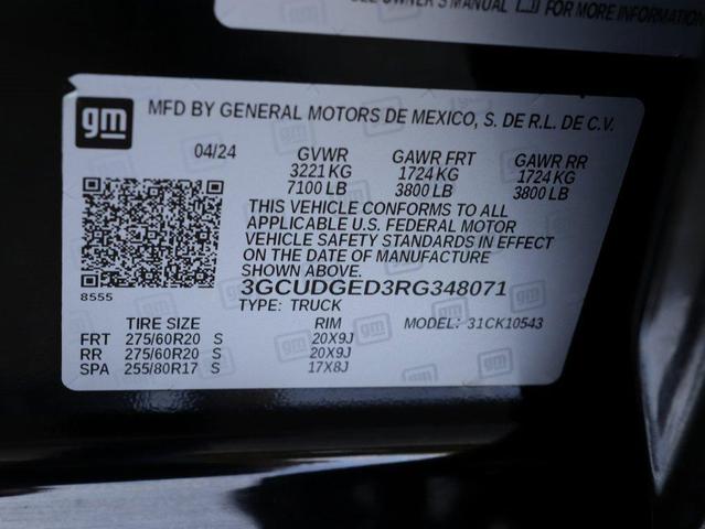 Photo of 2024 Black Chevrolet Silverado 1500