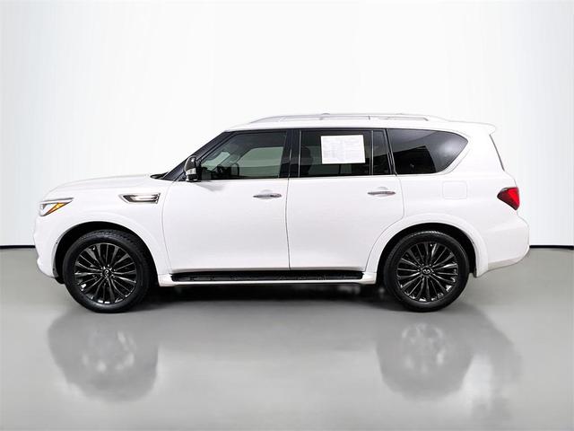 Photo of 2021 Moonstone White INFINITI QX80