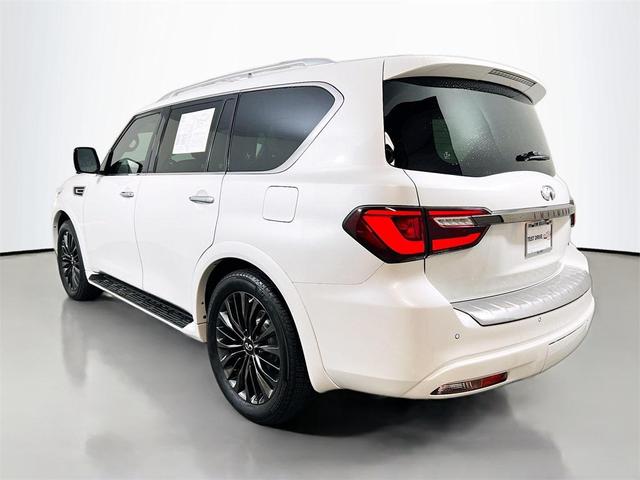 Photo of 2021 Moonstone White INFINITI QX80