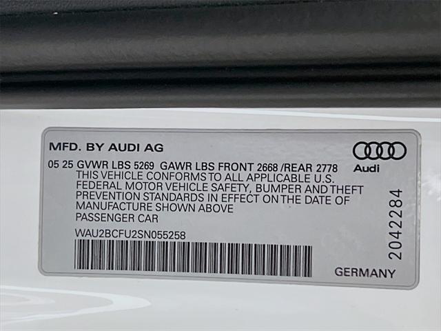 Photo of 2025 Arkona White Audi A5
