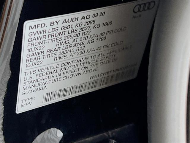 Photo of 2021 Orca Black Metallic Audi SQ8