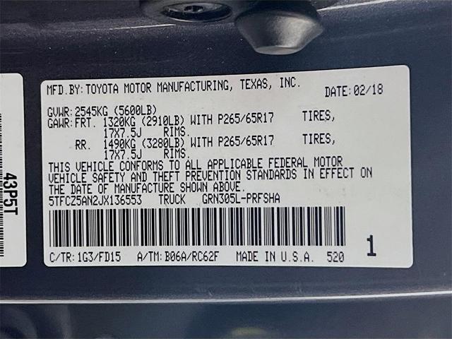 Photo of 2018 Magnetic Gray Metallic Toyota Tacoma