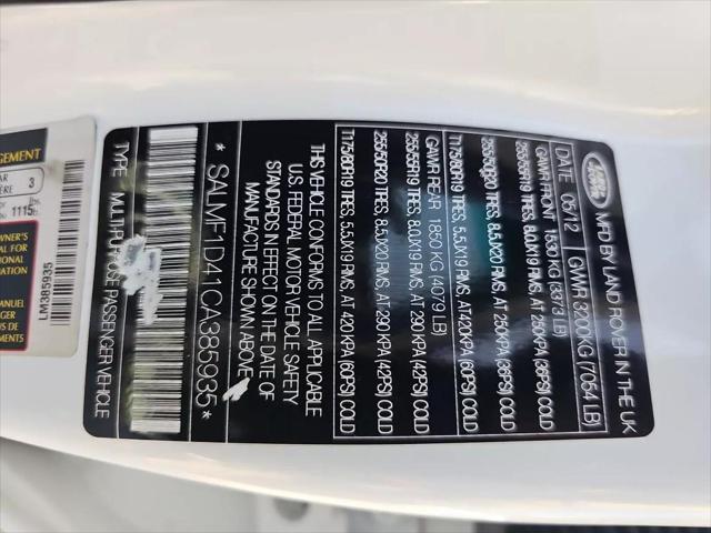Photo of 2012 Fuji White Land Rover Range Rover