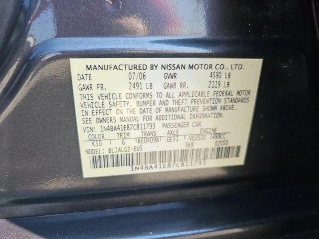 Photo of 2007 Gray Nissan Maxima