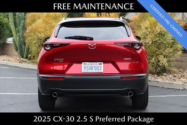 Photo of 2025 Soul Red Crystal Metallic Mazda CX-30
