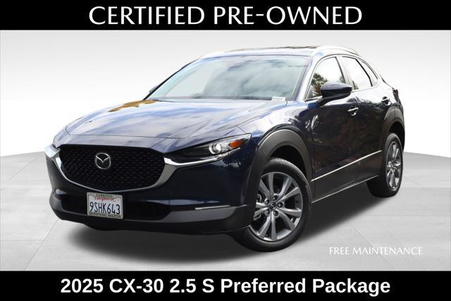 Photo of 2025 Deep Crystal Blue Mica Mazda CX-30