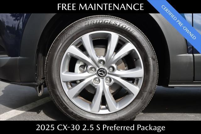 Photo of 2025 Deep Crystal Blue Mica Mazda CX-30
