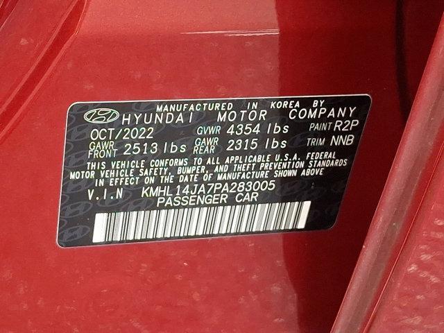 Photo of 2023 Ultimate Red Hyundai SONATA