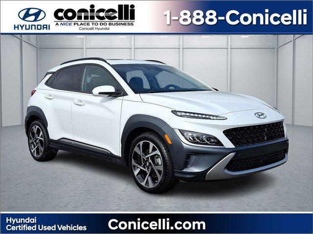 Photo of 2023 Lunar White Hyundai KONA