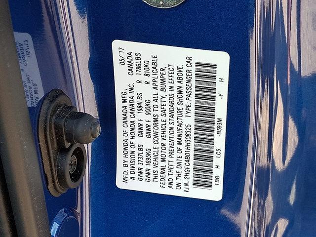 Photo of 2017 Aegean Blue Metallic - BS Honda Civic