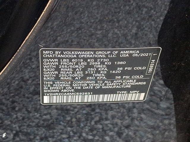Photo of 2021 Deep Black Pearl   2T2t Volkswagen Atlas