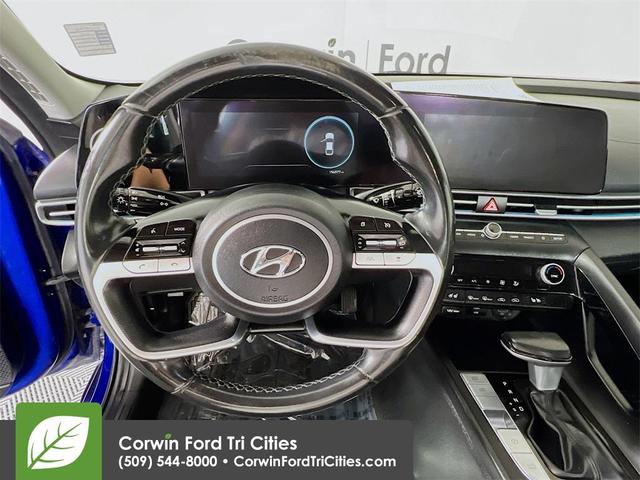 Photo of 2021 Intense Blue Hyundai ELANTRA