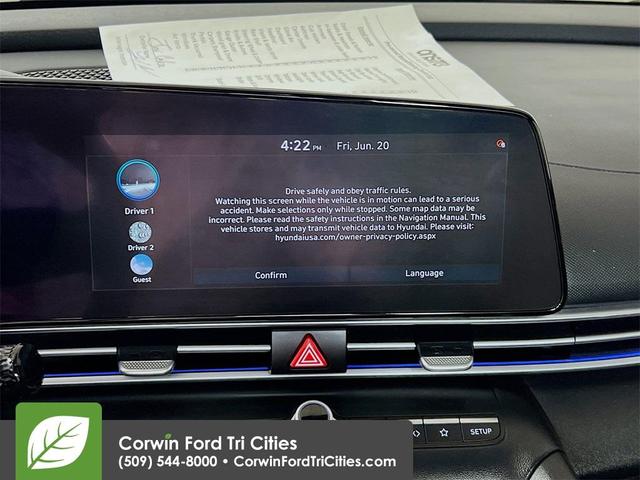 Photo of 2021 Intense Blue Hyundai ELANTRA