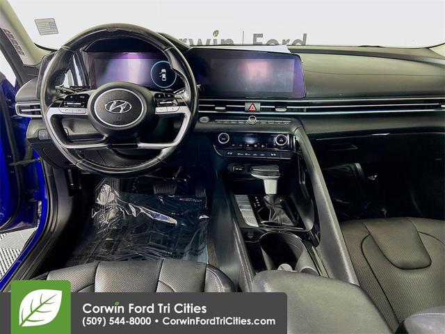 Photo of 2021 Intense Blue Hyundai ELANTRA