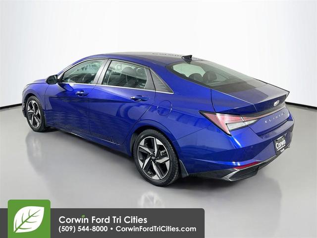 Photo of 2021 Intense Blue Hyundai ELANTRA