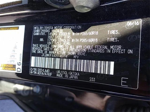 Photo of 2016 Black Onyx Lexus GX 460