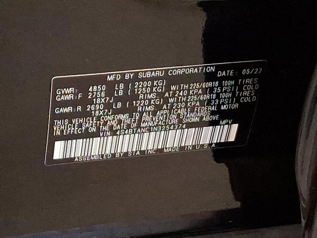 Photo of 2022 Crystal Black Silica Subaru Outback