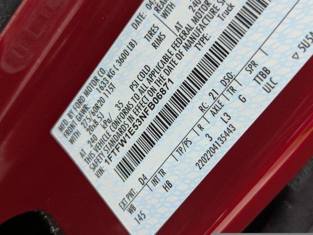 Photo of 2022 Rapid Red Metallic Tinted Clearcoat Ford F-150
