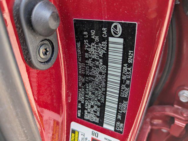 Photo of 2023 Matador Red Mica Lexus ES 350
