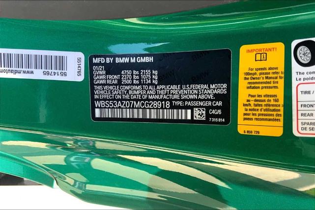 Photo of 2021 Isle of Man Green Metallic BMW M4