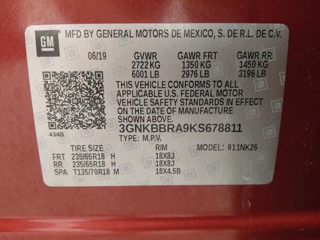 Photo of 2019 Red Chevrolet Blazer