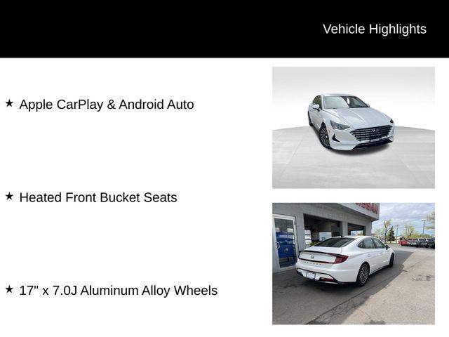 Photo of 2021 Hyper White Hyundai SONATA