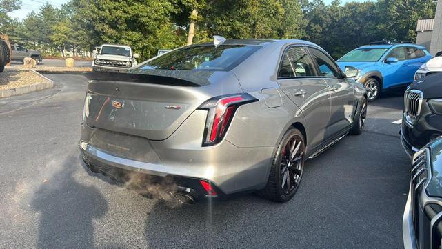 Photo of 2023 Argent Silver Metallic Cadillac CT4-V