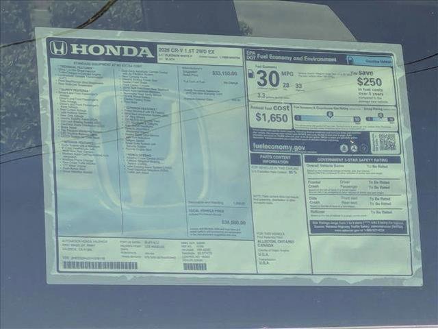 Photo of 2026 Platinum White Pearl Honda CR-V