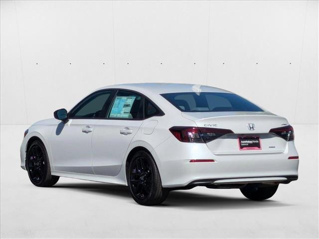 Photo of 2025 Platinum White Pearl Honda Civic Hybrid