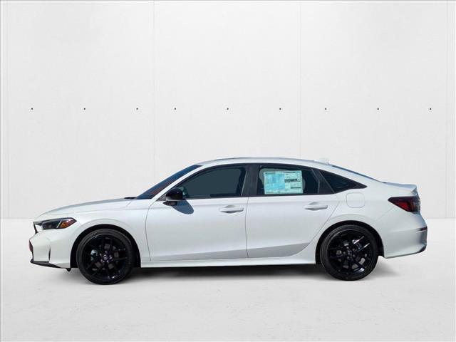 Photo of 2025 Platinum White Pearl Honda Civic Hybrid