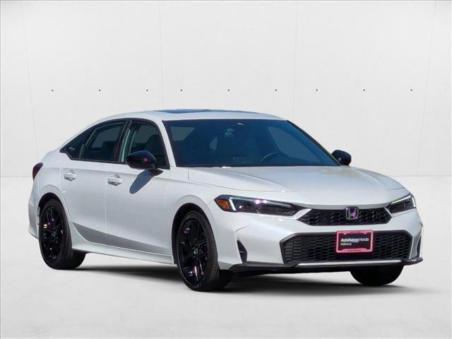 Photo of 2025 Platinum White Pearl Honda Civic Hybrid