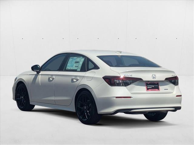 Photo of 2025 Platinum White Pearl Honda Civic Hybrid