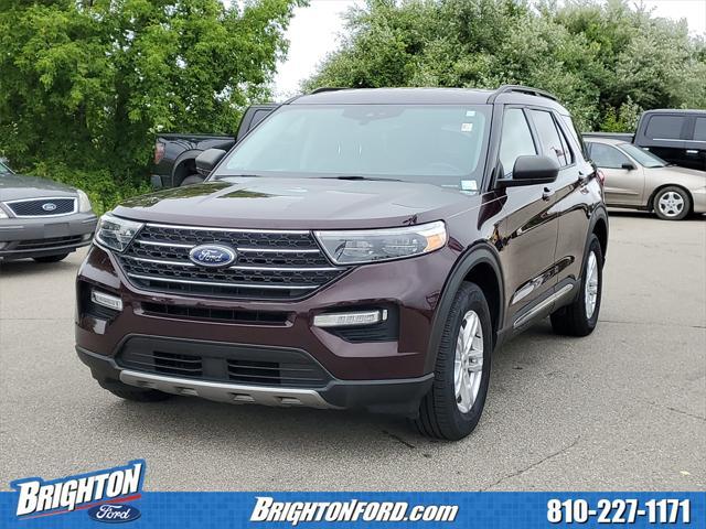 Photo of 2022 Red Metallic Ford Explorer