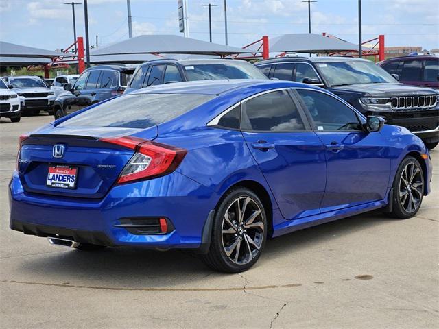 Photo of 2020 Aegean Blue Metallic Honda Civic