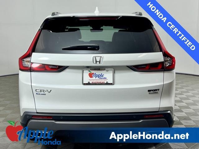 Photo of 2023 Platinum White Pearl Honda CR-V Hybrid