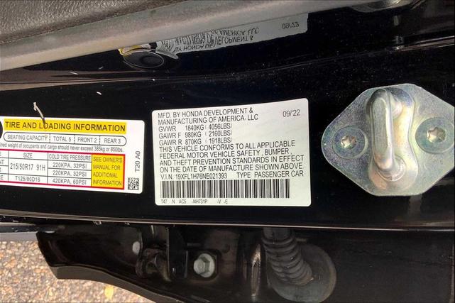 Photo of 2022 Crystal Black Pearl Honda Civic