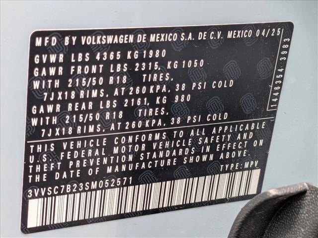 Photo of 2025 Monument Gray Volkswagen Taos